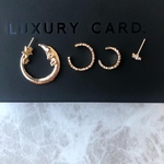 4点セット 月•星ピアス　イヤーカフ