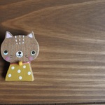 レトロなブローチ（ねこ）送料無料