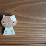 レトロなブローチ（ねこ）送料無料