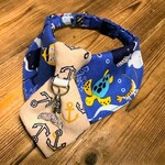 犬・猫の首輪　26～29　cocochanネクタイチョーカーNEO　海の生き物・アンカー・ブルー・ウミガメ・熱帯魚・クジラ・海老・サメ　