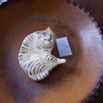 【期間限定お値下げ！】ねこのすがたブローチ①