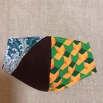 手作りインナーマスク　子供用　キッズ、富岡義勇鬼滅