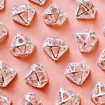 No.115、ダイヤ💎シルバー、10個組、1セット
