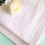 再販‼夏用マスクに!【送料無料】コットンレース生地　花柄　刺繍　綿　オフホワイト