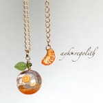 🆕 6/22(月)22:30発売🍊オレンジジュースオレンジ ネックレス