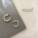 【159】 2way baby Perl earcuff  〜ステンレスワイヤー 〜