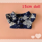 アロハシャツ 15cmぬいぐるみ用 アロハハワイ柄　紺単色　kpopdoll