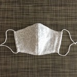 リーフ柄立体マスク