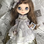 新作「紫音＊B」ドレスとヘアピン、ミニブックの3点セット
