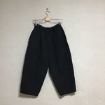 コットンリネン　バレルパンツ