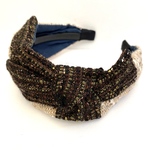 LINTON TWEED♡サイド結びリボン♡カチューシャ大人♡幅広