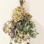 mint20121212様専用　紫陽花のスワッグ 