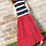 スカート.ドール洋服(リカちゃんブライスの洋服)
