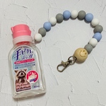 【送料無料】除菌ジェル用ホルダー ブルー