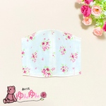 可愛いお花のブーケ柄マスク