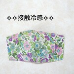 送料無料【接触冷感】リバティ✧マスク