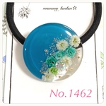 No.1462レジンヘアゴム  スワロフスキー お花