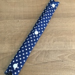 長めの水筒肩ひもカバー  スター✨青