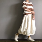 ■即納■バラバラタックバルーンスカート■キナリ
