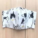 選べる大きさ【猫いっぱい】立体マスク