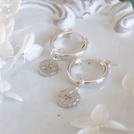 【silver925】Starburst.｡.:*☆チャーム＊フープピアス