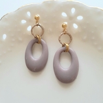 春色大ぶりシンプルピアス・イヤリング