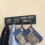 キャンプCAFE！コーヒー豆麻袋×インディゴデニムリバーシブルCAFEマットループ付き/RUBEN/検索