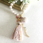 *再販*×2　newver.【送料無料】❤️heart＆タッセルのバックチャーム❤️