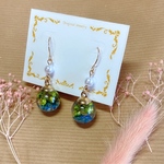 ドライフラワーピアス