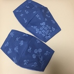 マスク2枚セット  花柄