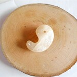 稀少、静岡水晶　勾玉　
