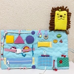 ライオン布絵本★お出掛けブック★プレイブック★知育玩具
