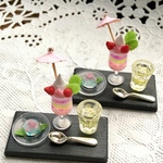 ミニチュア　〜和カフェでパフェを〜　桜