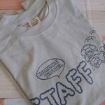 Ｍサイズ☆亀池旅行社スタッフＴシャツ（かめＴ2020♪）ミルキーグレー