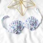 気分は人魚姫♪shell BIKINI⭐︎シーシェルシャンパンピンク