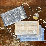 夏用レースマスク お花柄4色❁