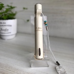 【本革】10ml（ホワイト）携帯用スプレーボトル　/　除菌・消毒液スプレーボトルホルダー /　消毒液ホルダー / スプレーホルダー