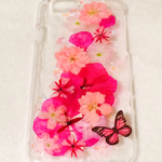 再販ラスト1点☆iPhone６ 押し花ハード携帯カバー