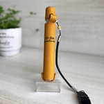 【本革】10ml（イエロー）携帯用スプレーボトル　/　除菌・消毒液スプレーボトルホルダー /　消毒液ホルダー / スプレーホルダー
