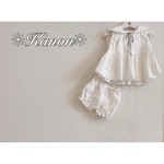 ●aji様専用●★エンブロイダリー＊セーラーカラーセットアップ✳９０【送料無料】Marguerite