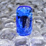 合成サファイアのイヤーカフ