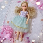 96【再販 24】リカちゃんワンピース☆ハンドメイド 
