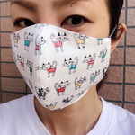 ユリコノマスク　大きめ　大人用　猫　ホワイト　CAT　