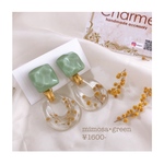 (new)mimosa×green ピアス(イヤリング)