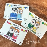 似顔絵ウエディングカード🌿《オーダーメイド》※送料無料