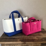 【h様専用】帆布トートバッグ横長S＆横長ミニ order作品