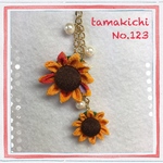 ヒマワリの帯飾り♡No.123