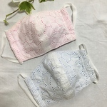 レースの立体マスク2枚セット送料無料