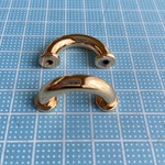 ブリッジ金具(2Pセット）　ゴールド