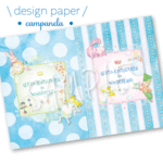 アリス★ドット＆ストライプ/5枚入り/No.58/上質紙デザインペーパー